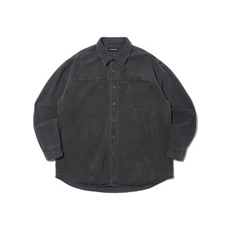 아더피츠 피그먼트 워크 무드 세미 셔츠 (차콜)