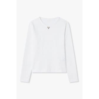 VOV 리브드 메탈 로고 티셔츠 7126140100101