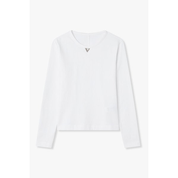 리브드 메탈 로고 티셔츠 7126140100101