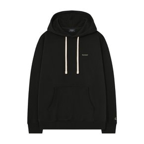스몰 로고 기모 후디 블랙 CO2503HD04BK