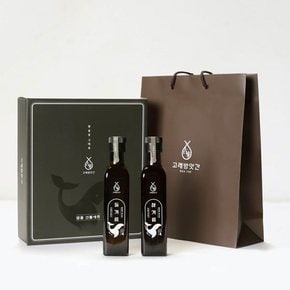[서울퀵배송][바로배송]명품1호 국산 프리미엄 참기름 들기름 선물세트 (쇼핑백포함)