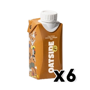  오트사이드 귀리음료 커피 비건우유 200ml x 6개