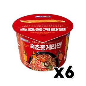 속초홍게라면 115g 얼큰매운해물맛 x 6개