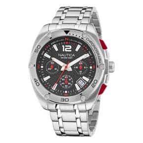 4227210 Nautica Tin Can Bay Stainless Steel Chronograph Watch