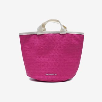 벤시몽 [PARIS COLLECTION] POLYESTER BUCKET STORAGE BAG SMALL - FUSCHIA