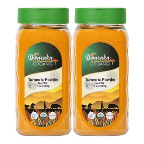 Dwaraka 드와카라 인도산 유기농 강황 터메릭 파우더 200g 2개