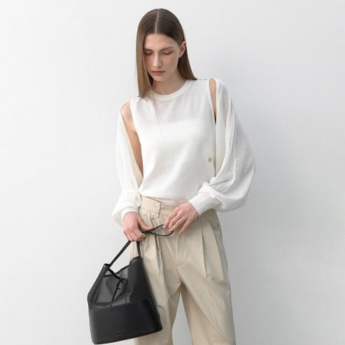 나인(Atelier Nain) [25S/S](택가:98000원)에센셜 루디 니트탑&볼레로 세트 S(Z-CD-2118)