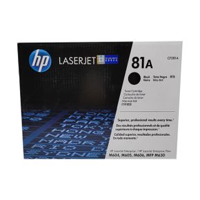 HP 정품토너 Laserjet 표준용량 M604dn 검정 NO.81A