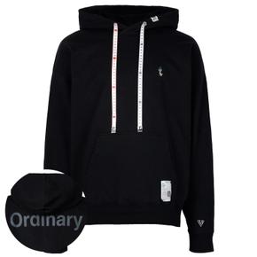 레온 자수 블랙 남성 후드 티셔츠 J16HD791 BLACK