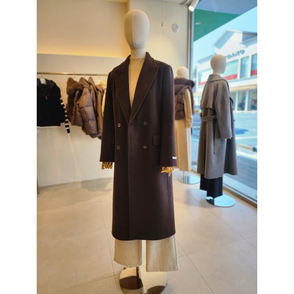[여주점] [JJ 지고트] 여성 울 케시미어 핸드메이드 코트GRCA0CTR91