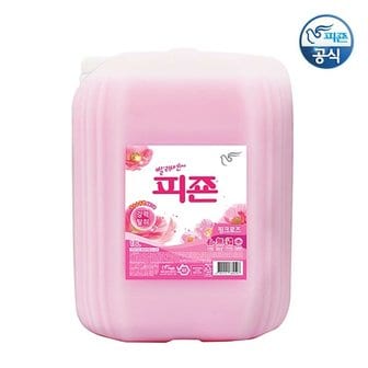 피죤 대용량 섬유유연제 말통 18L/말통/업소용/절약형