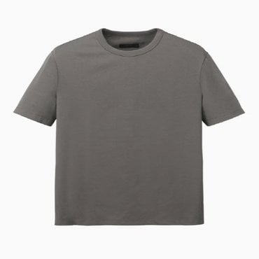 질스튜어트뉴욕 [25SS][GENTLE JERSEY] 카키 반팔 레귤러핏 티셔츠 (JNTS5B202K2)