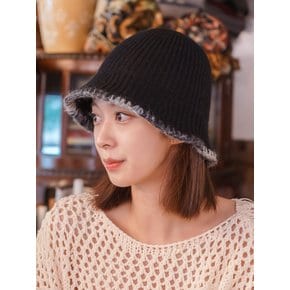 Diana wool knit bucket hat 3colors