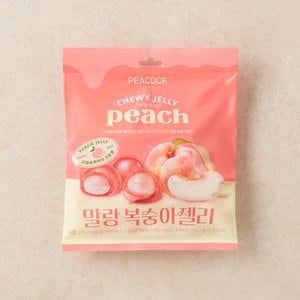 피코크 (G)신상 말랑 복숭아젤리 36g*6입