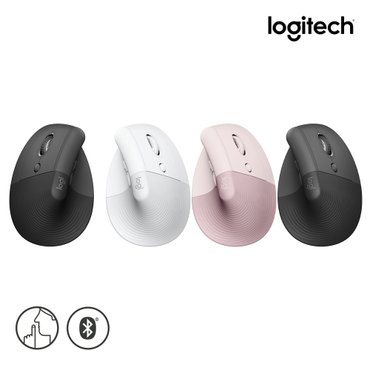 Logitech 로지텍 버티컬 리프트 무선 마우스 왼손용 LEFT 인체 공학 사무용