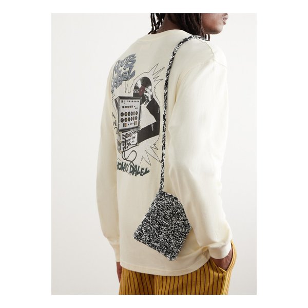 크로셰 울 코튼 혼방 파우치