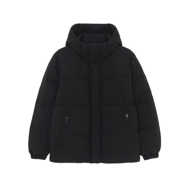 컴포트 시어서커 다운 자켓 Black