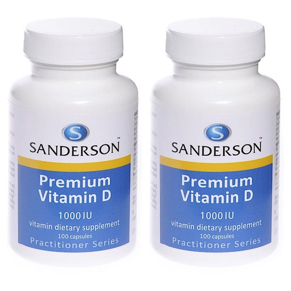 뉴질랜드 샌더슨 비타민D Vitamin 1000IU 100캡슐 2개