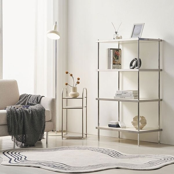 모노 모듈 선반 거실장 장식장 진열장 주방수납장 렌지대 4단 750 IK5015R (착불)