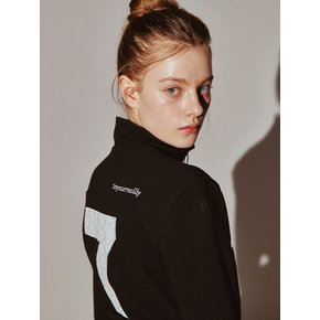 Lace 7 Track Top Black