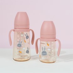 베이직 PPSU 토끼 빨대컵 200ml_블라썸