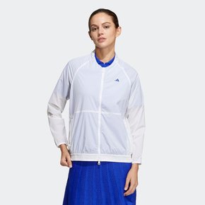 2023 S/S Women Golf 크루 넥 방풍 긴팔 풀 ZIP 재킷 HS9984 (화이트)