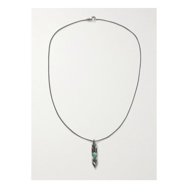 나트로나 스털링 실버 아파치 블루 터쿼이즈 펜던트 네크리스 46376663162944856