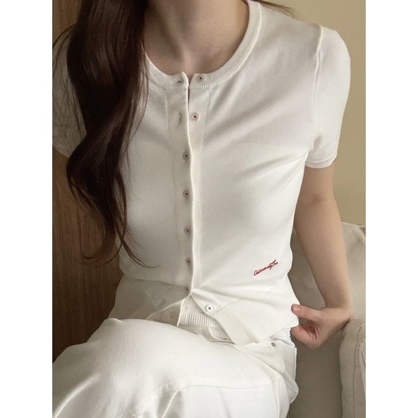 BASIC ROUND CARDIGAN  & BUSTIER SET IV