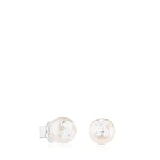 토스 펄 실버 앤 펄 귀걸이 /TOUS Icon Pearl Silver and Cultured Pearl Earrings/911143500