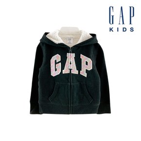 [GAP KIDS] 갭키즈 털모 집업후드(704580001_BK)