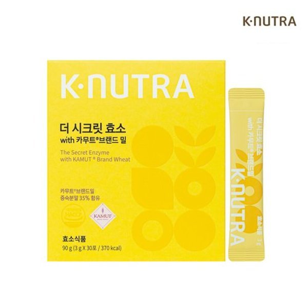 케이뉴트라 더 시크릿 카무트 효소 119만효소 곡물 발효효소 3g x 30...
