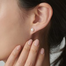 14K gold 6MM 핵진주  골드귀걸이 R6RRE402A