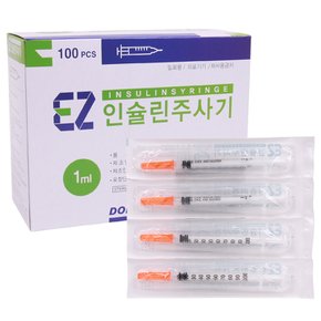 동화 인슐린주사기 1cc 30GX8mm (Normal Cap) 1박스 100개입