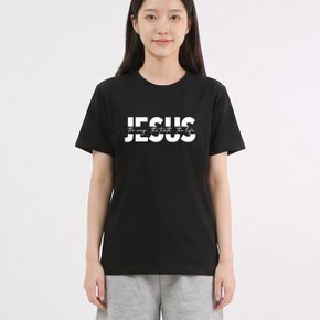 Jesus 라운드 남여공용 반팔C 2컬러