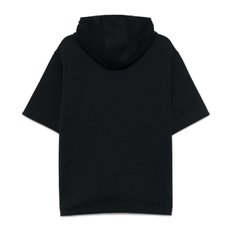 [해외배송] 엠포리오아르마니 네이비 블루 하이로우 헴 드로스트링 후드 EM001132 AF13488UB118