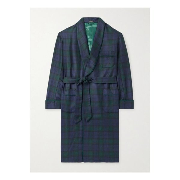 루비나찌 벨티드 스트라이프 울 트윌 로브 46376663163002715