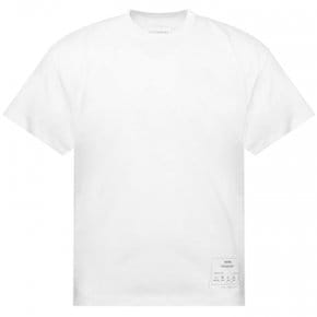 라벨 프린팅 스티치 티셔츠 12주년 화이트 S50GC0644 S23911 100