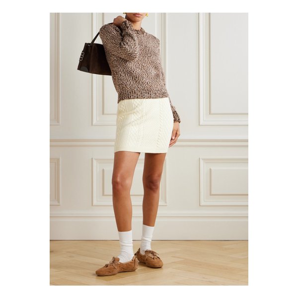 몽클레어 아키비오 Dna 아플리케 울 스웨터 라이트 브라운 46376663162861917