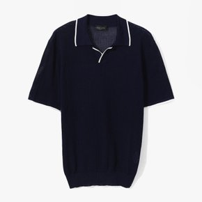 [샌프란시스코 마켓] KNIT S/S POLO (SOFT COTTON) NAVY