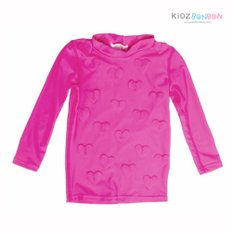 [드라마퀸] 하트 래쉬가드 - 핑크 (DRAMAQUEEN HEARTS RASH GUARD - PINK) (최초판매가:123,000원)