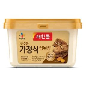 해찬들 구수한 가정식 집된장 3.15kg 메주 된장 양념 조미료 찌개 국