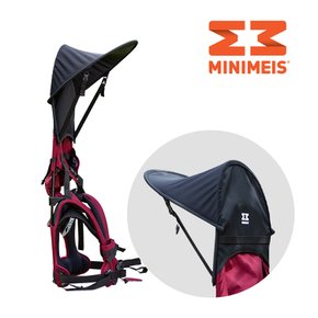 미니메이즈 G4 유아동 목마 캐리어 SUNSHADE BLACK 양산