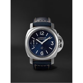 루미노르 블루 마레 핸드 와운드 44mm 가죽 시계 25458910981386309