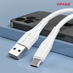 S2B VIPFAN X12 단선방지 USB To C타입 5A 고속충전 케이블 1m