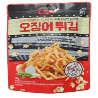  CGV오징어튀김 바질어니언팝콘맛 50g x 15개 (무료배송)