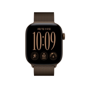 워치 12 GPS 42mm 다크 브론즈 알루미늄, 다크 브론즈 밀레니즈 루프 MKDC4KH/A