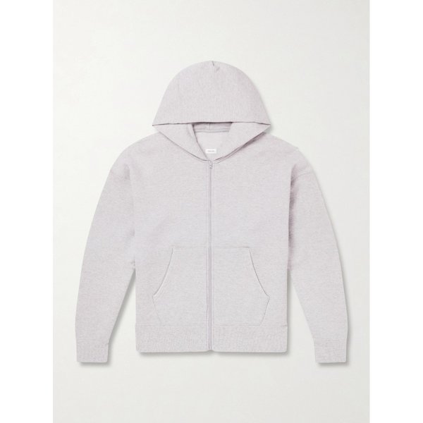 점보 울 코튼 블렌드 저지 집업 후드 티셔츠 46376663162933417