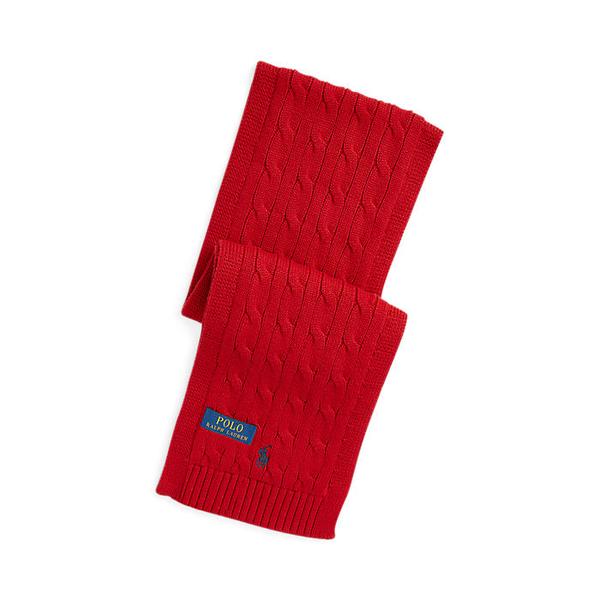폴로 키즈 남아 8-18세 케이블 니트 코튼 스카프(CWPOHGSYJ320056600)