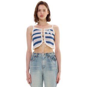 MIMI STRIPE SLEEVELESS / BLUE