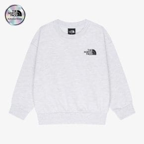 [노스페이스 키즈 공식] 키즈 고 투 스웻셔츠 NM5MS02S_HGY